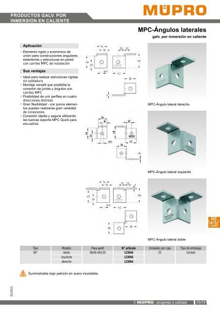 MÜPRO catálogo ES