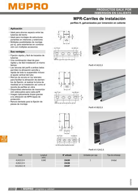 MÜPRO catálogo ES