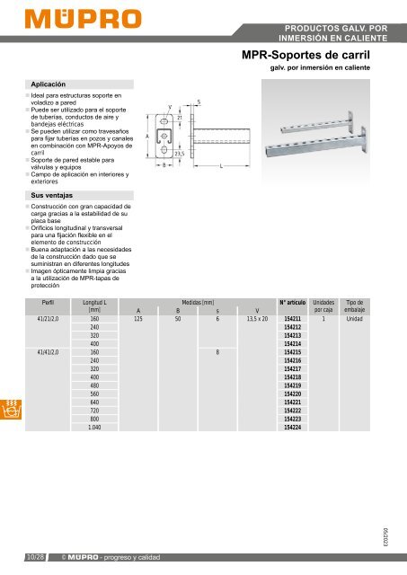 MÜPRO catálogo ES