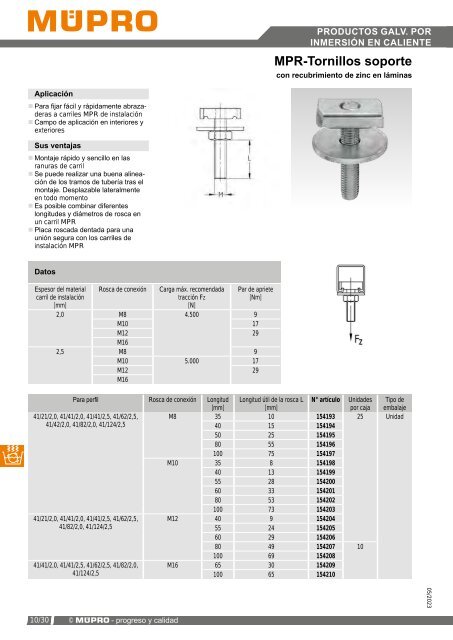 MÜPRO catálogo ES