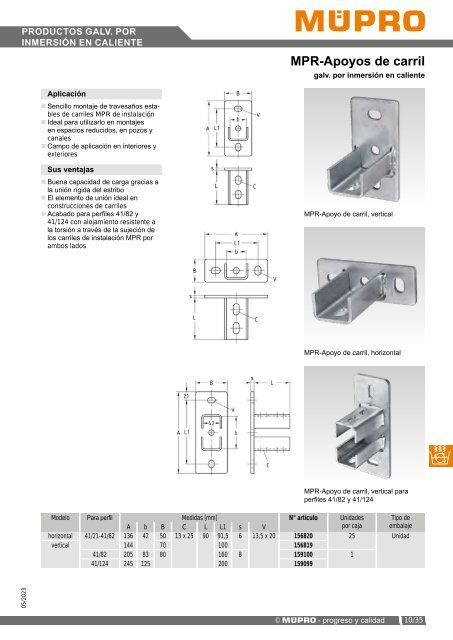 MÜPRO catálogo ES
