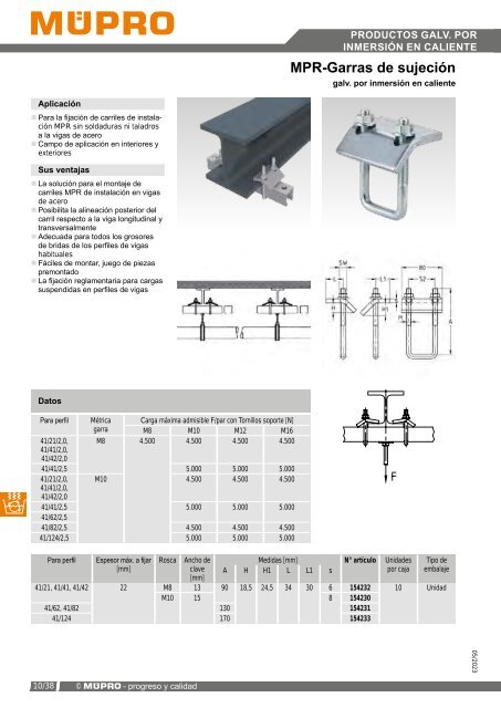 MÜPRO catálogo ES
