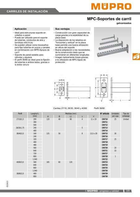 MÜPRO catálogo ES