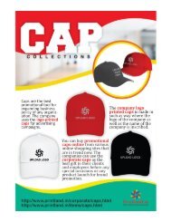 Buy Promotional or Corporate Caps with Company Custom Logo Printed Online in India