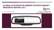 Global Automotive Mirror Systems Market Research Report 2017