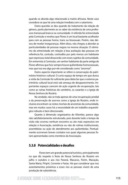 Relatório Final - A verdade sobre a escravidão negra - Comissão da Verdade 