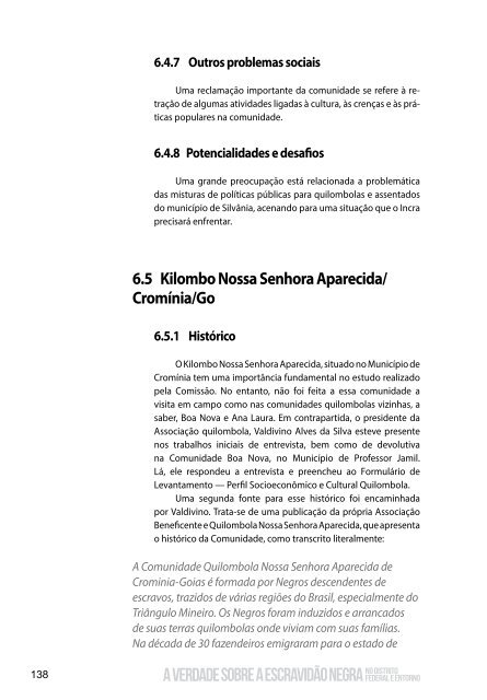 Relatório Final - A verdade sobre a escravidão negra - Comissão da Verdade 