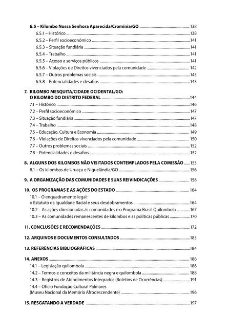 Relatório Final - A verdade sobre a escravidão negra - Comissão da Verdade 