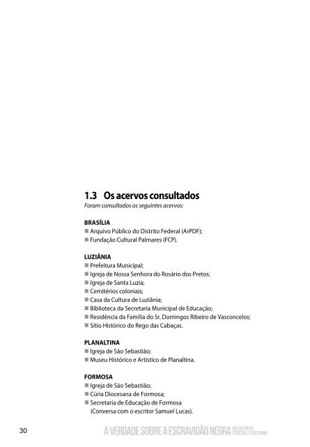 Relatório Final - A verdade sobre a escravidão negra - Comissão da Verdade 