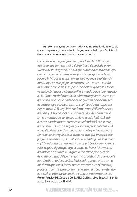 Relatório Final - A verdade sobre a escravidão negra - Comissão da Verdade 