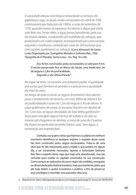 Relatório Final - A verdade sobre a escravidão negra - Comissão da Verdade 