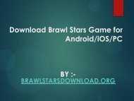 Download Brawl Stars Game for Android-iOS-Pc