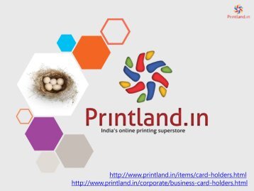 PrintLand.in - Buy Online Business Visiting Cards Holder with Custom Name Printed in India