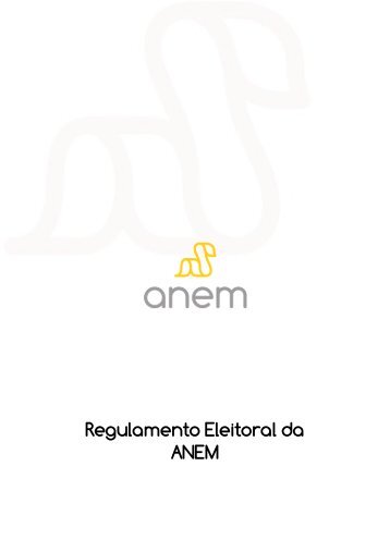 Regulamento Eleitoral da ANEM 