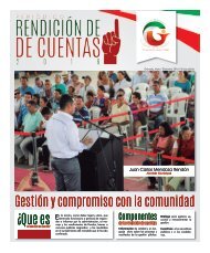 Revista Institucional Edición 5 - Periódico Rendición de Cuentas 2016