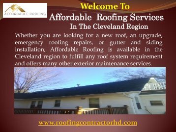 Roof Repair and Installation Chattanooga, TN