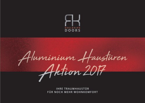 Prospekt RK Aluminium-Haustüren-Aktion-2017