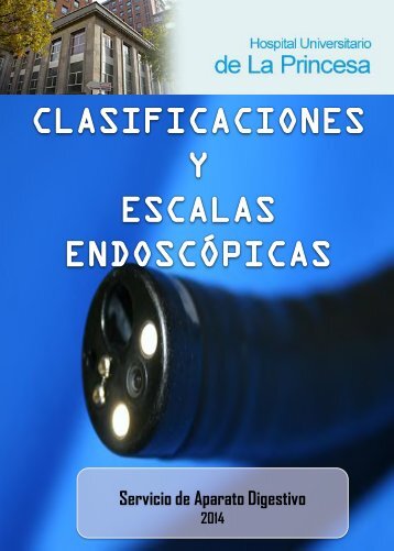 escalas y clasificaciones endoscopicas 2015