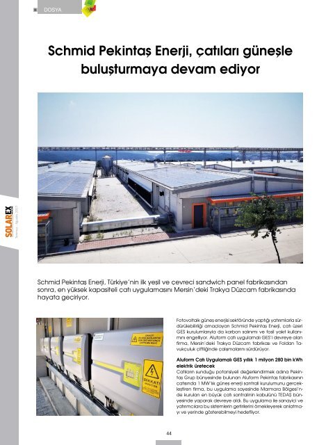 Solarex Magazine Temmuz-Ağustos 2017 Sayısı 