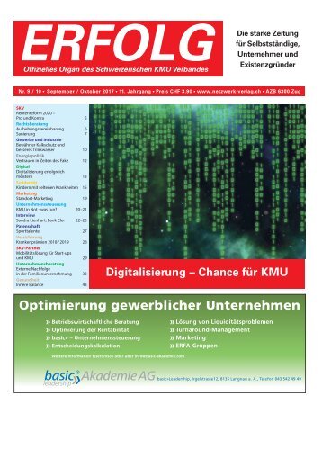 Erfolg_Ausgabe Nr. 9-10 - Sept/Okt 2017