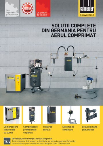 Catalog oferte speciale toamna 2017 - solutii pentru aerul comprimat Schneider 