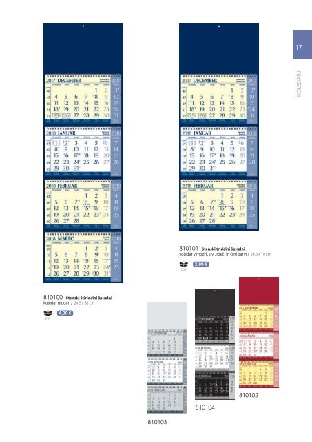 Koledarji in Rokovniki 2018