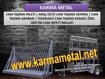 KARMA METAL cam arabasi paleti oto cam kasasi cam pencere pimapen tasima sehpasi cam sepeti