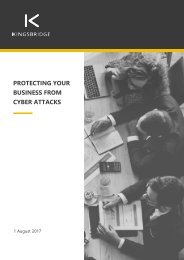 Protecting your business from cyber attacks