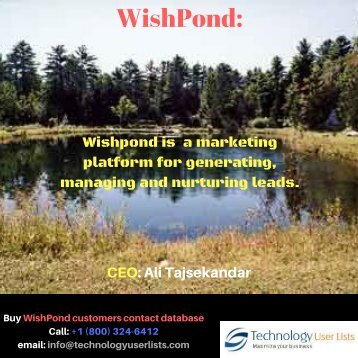 WishPond Users Email List