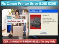 +448000465291 Clear Canon Printer Error 5100 5200