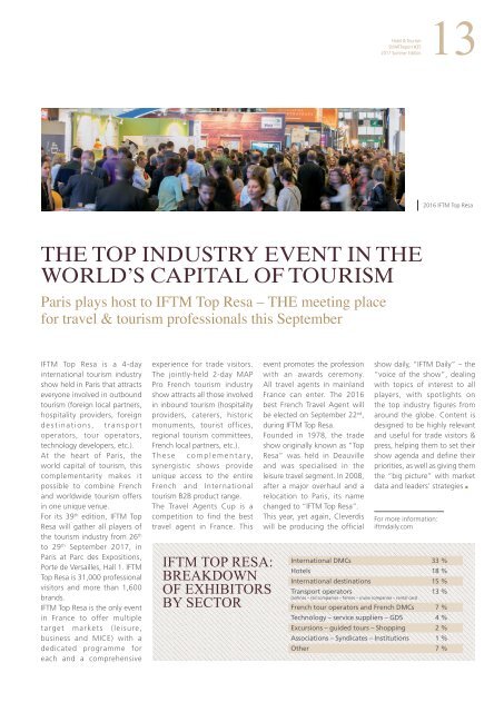 Hotel & Tourism SMARTreport #35