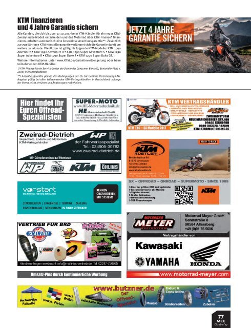 Motocross Enduro Ausgabe 10/2017