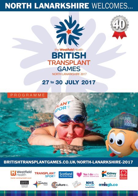 British Transplant Games Programme 2017 - North Lanarkshire
