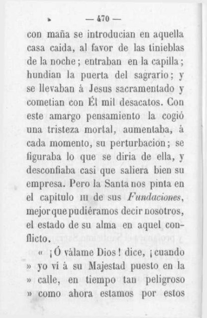 Vida de Santa Teresa de Jesus -compuesta con fragmentos de la vida escrita por ella misma-