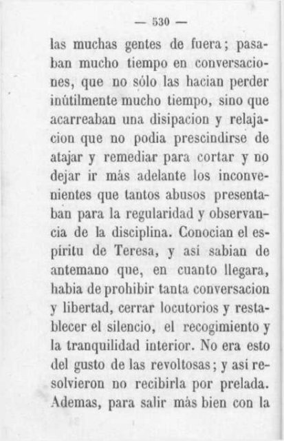 Vida de Santa Teresa de Jesus -compuesta con fragmentos de la vida escrita por ella misma-