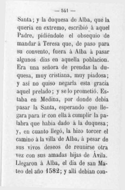 Vida de Santa Teresa de Jesus -compuesta con fragmentos de la vida escrita por ella misma-