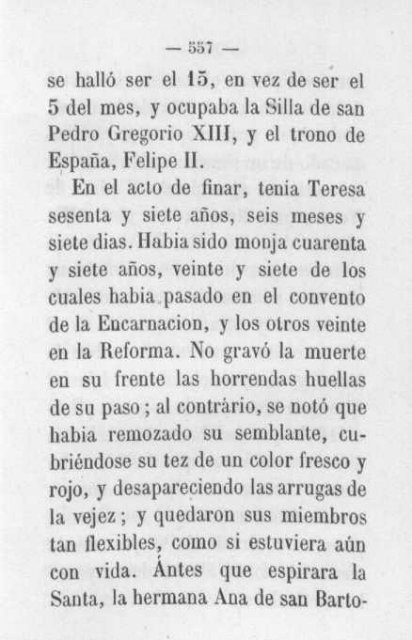 Vida de Santa Teresa de Jesus -compuesta con fragmentos de la vida escrita por ella misma-