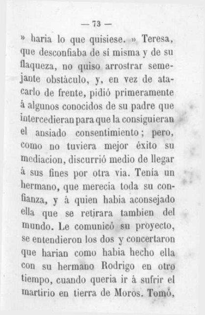 Vida de Santa Teresa de Jesus -compuesta con fragmentos de la vida escrita por ella misma-