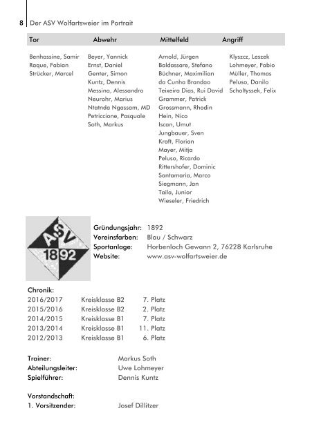 TSV Palmbach Saison 17-18 Heft 03