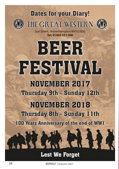 Wolverhampton CAMRA Beerwolf Autumn 2017