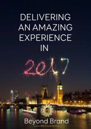 Deliver An Amazing Experience in 2017 Whitepaper