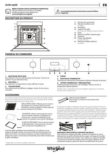 KitchenAid OAKP9 744 H IX - OAKP9 744 H IX FR (859991535600) Setup and user guide