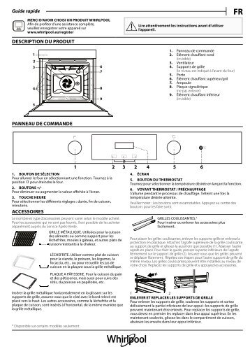 KitchenAid OAKP9 7451 H IX - OAKP9 7451 H IX FR (859991535590) Setup and user guide