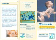 WIRKUNG Wasserspaß für Babies Elternschule - Die Mathias Stiftung
