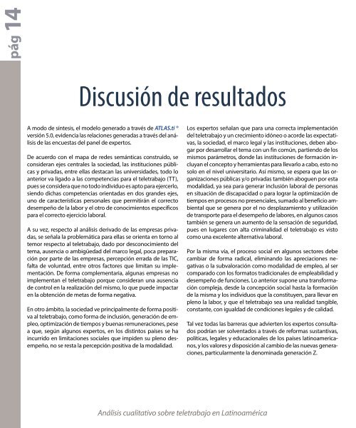 Analisis cualitativo sobre teletrabajo en Latinoamerica
