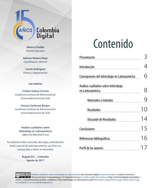 Analisis cualitativo sobre teletrabajo en Latinoamerica