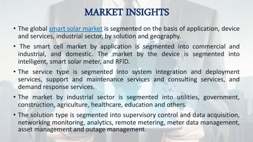 Smart Solar Market | Global Industry Trends, Analysis, Revenue, Report 2017-2025