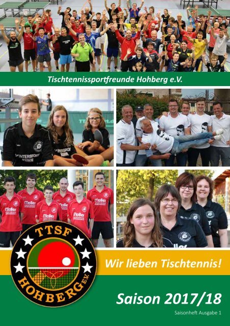 Saisonheft TTSF Hohberg (2017 / 2018)