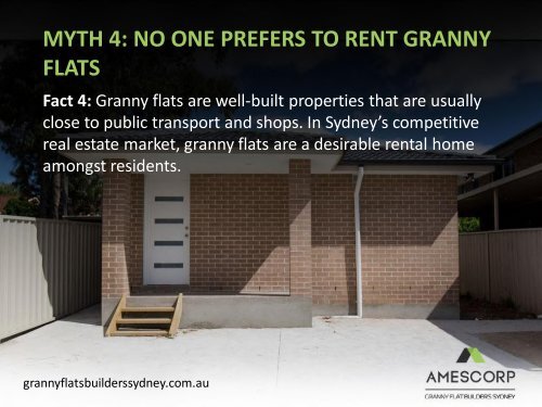 4 Misconceptions About Granny Flats