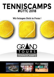 #GTTC - Grand Tours Tenniskatalog 2018